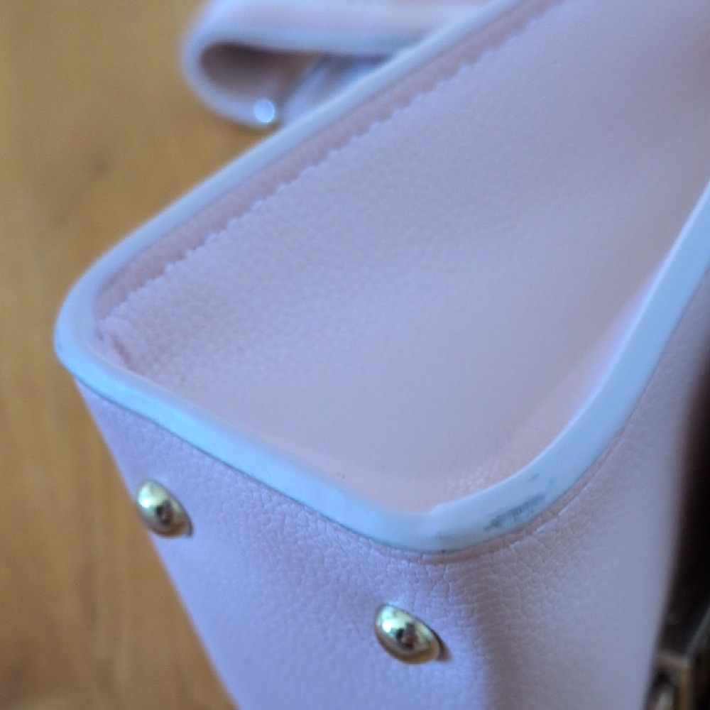 Light Pink Guitar Strap Crossbody Bag - Picture 7 of 16